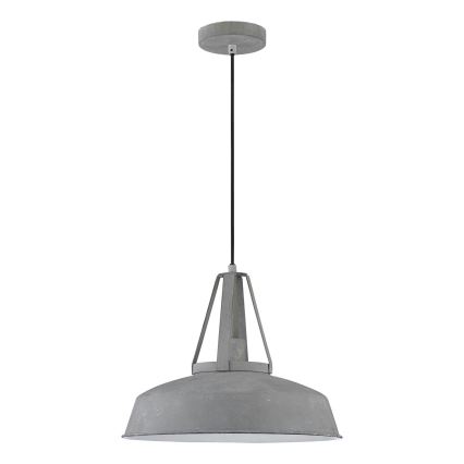 LED-riippuvalaisin RYAN vaijerilla 1xE27/60W/230V harmaa