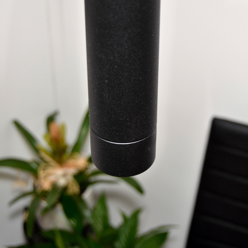 LED Riippuvalaisin TUBA 3xGU10/4,8W/230V musta