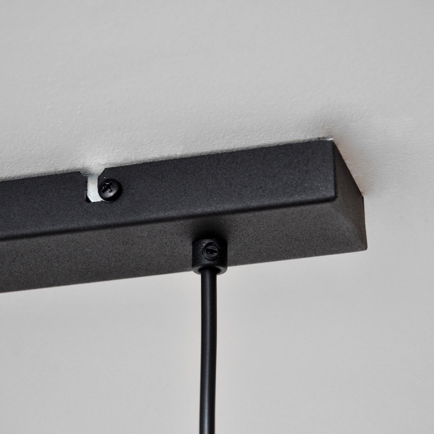 LED Riippuvalaisin TUBA 3xGU10/4,8W/230V musta