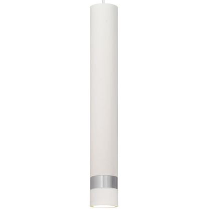LED-riippuvalaisin köydellä TUBA 3xGU10/4,8W/230V valkoinen/kiiltävä kromi