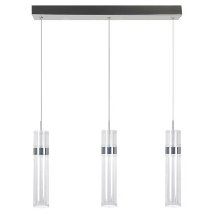 LED-riippuvalaisin vaijerilla AMBIENTE 3xLED/6W/230V 3000/4000/6000K kiiltävä kromi