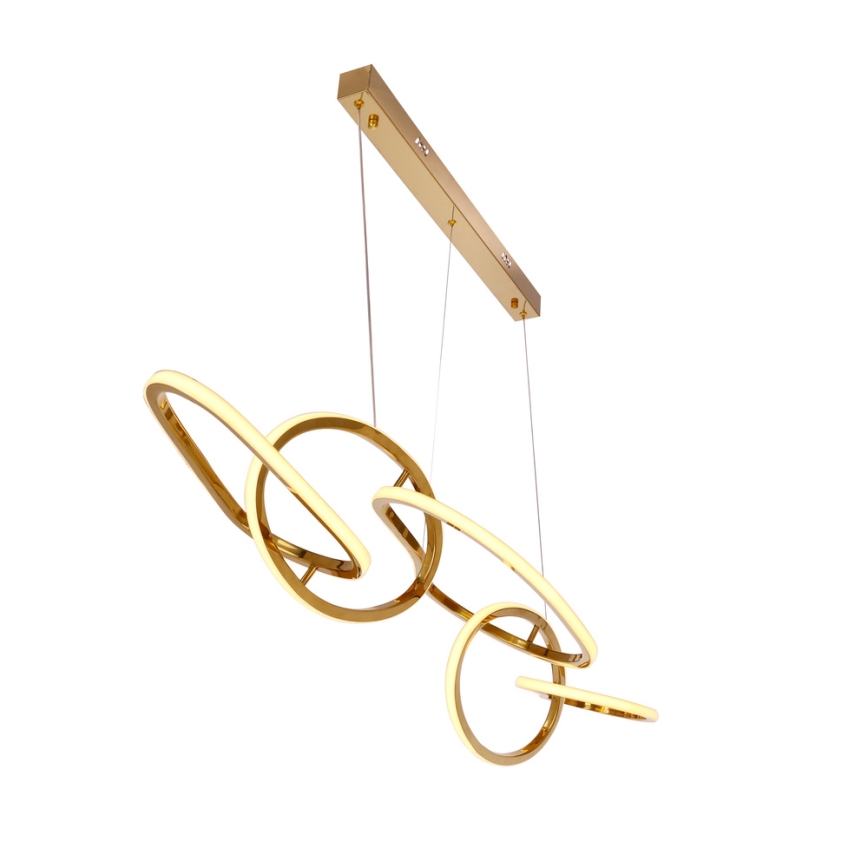 LED-riippuvalaisin vaijerilla ANNELI LED/45W/230V 125 cm kullanvärinen