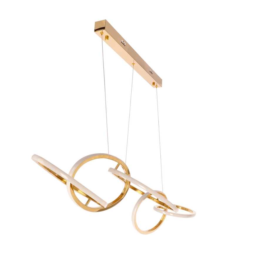 LED-riippuvalaisin vaijerilla ANNELI LED/45W/230V 125 cm kullanvärinen