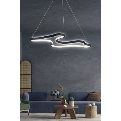 LED-riippuvalaisin vaijerilla ARTISAN LED/36W/230V 6500K musta