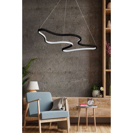 LED-riippuvalaisin vaijerilla ARTISAN LED/36W/230V 6500K musta
