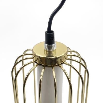 LED-riippuvalaisin vaijerilla BONNIE LED/10W/230V 3000K kultainen