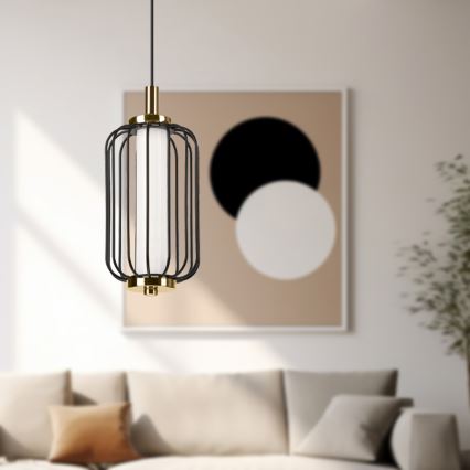 LED-riippuvalaisin vaijerilla BONNIE LED/10W/230V 3000K musta