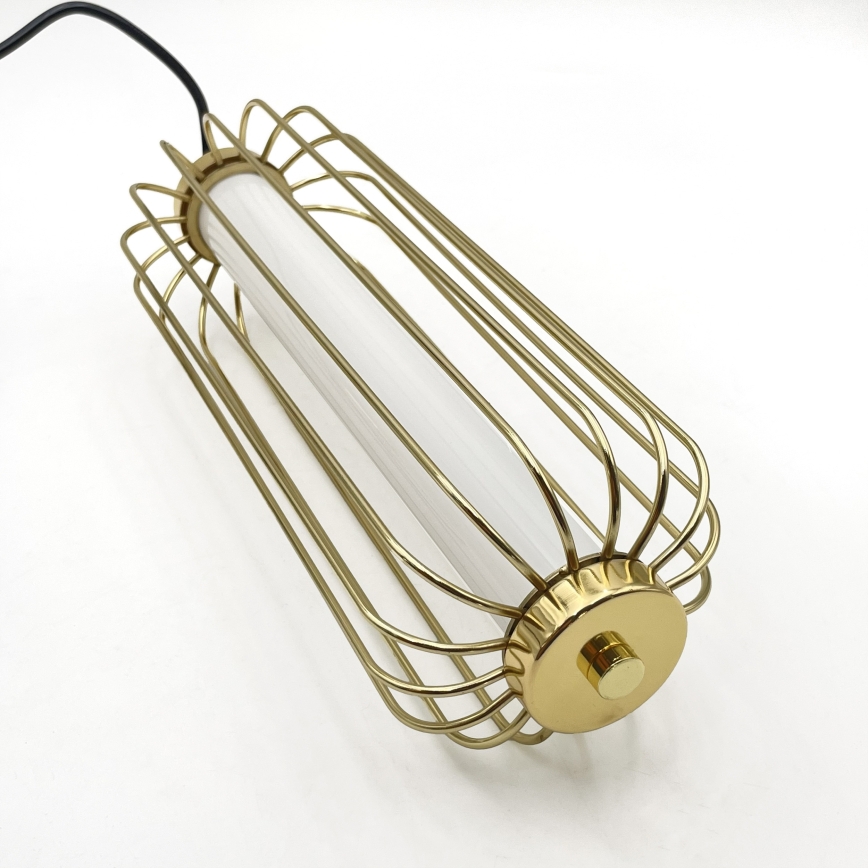 LED-riippuvalaisin vaijerilla BONNIE LED/15W/230V 3000K kultainen