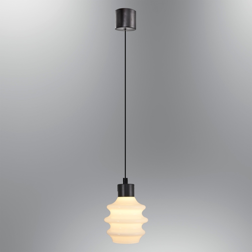 LED-riippuvalaisin vaijerilla CACTUS 3W/230V 3000K musta/valkoinen