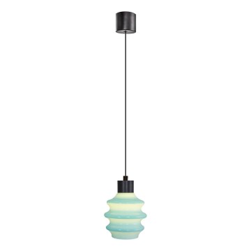 LED-riippuvalaisin vaijerilla CACTUS LED/3W/230V 3000K musta/sininen
