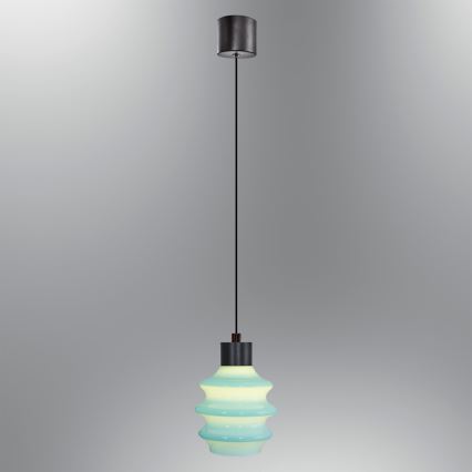 LED-riippuvalaisin vaijerilla CACTUS LED/3W/230V 3000K musta/sininen