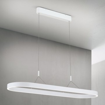 LED-riippuvalaisin vaijerilla CARRARA LED/80W/230V 2700/3000/4000K valkoinen