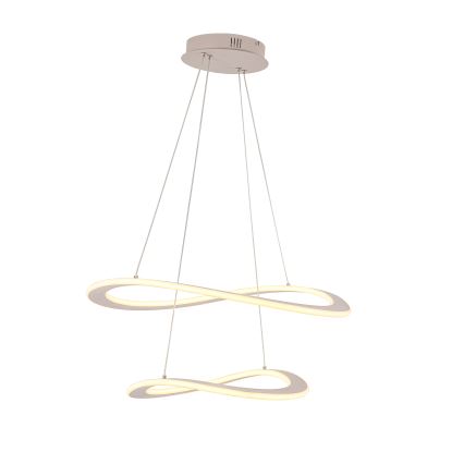 LED-riippuvalaisin vaijerilla CASHMERE LED/75W/230V Ø 59,5 beige