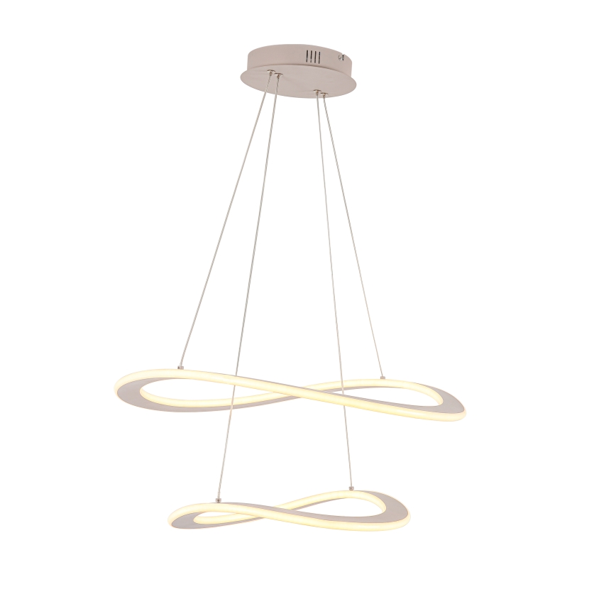 LED-riippuvalaisin vaijerilla CASHMERE LED/75W/230V Ø 59,5 beige