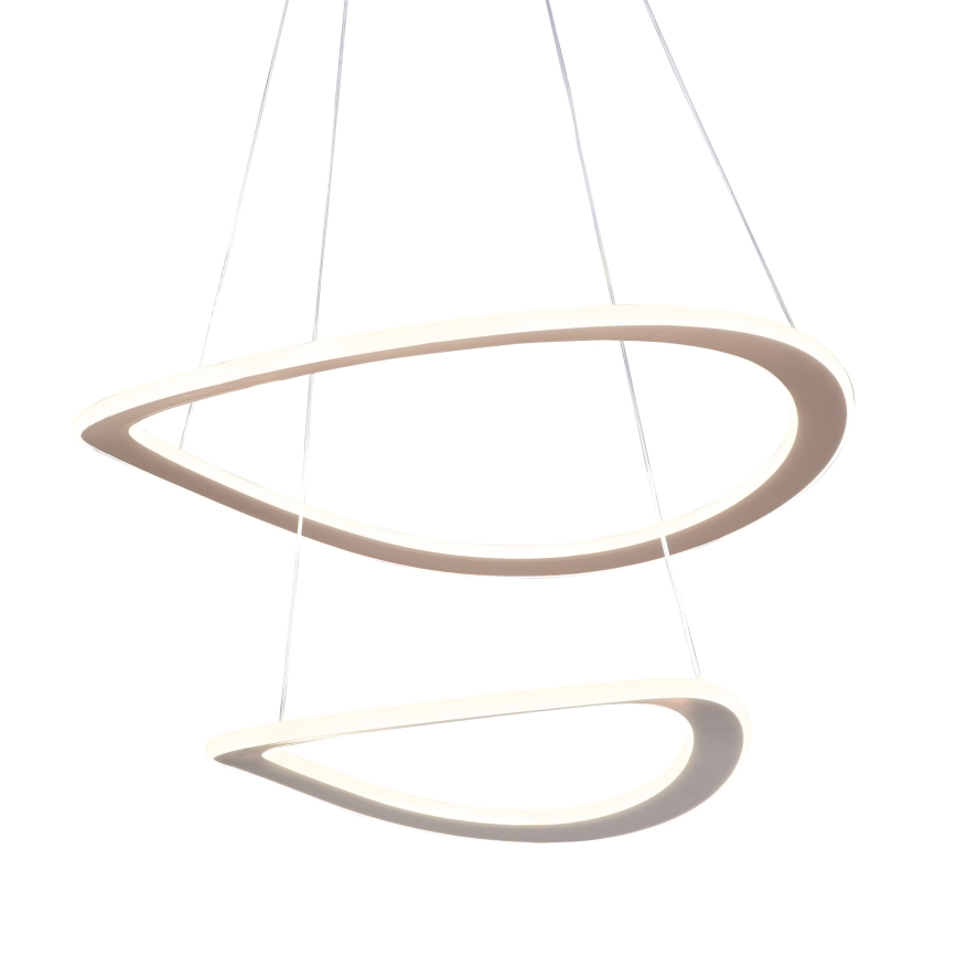 LED-riippuvalaisin vaijerilla CASHMERE LED/75W/230V Ø 59,5 beige