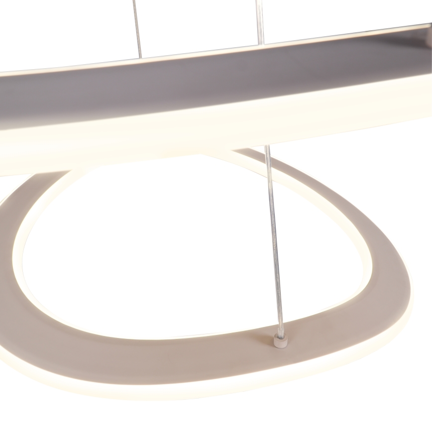 LED-riippuvalaisin vaijerilla CASHMERE LED/75W/230V Ø 59,5 beige