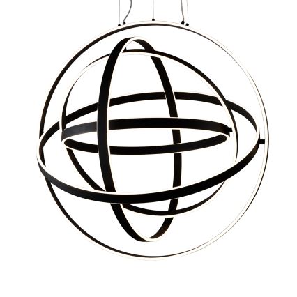 LED-riippuvalaisin vaijerilla COPERNICUS LED/260W/230V musta