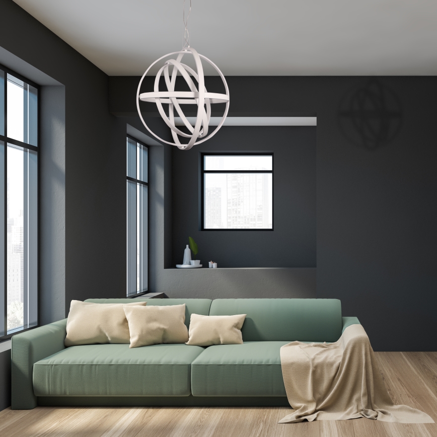 LED-riippuvalaisin vaijerilla COPERNICUS LED/260W/230V valkoinen