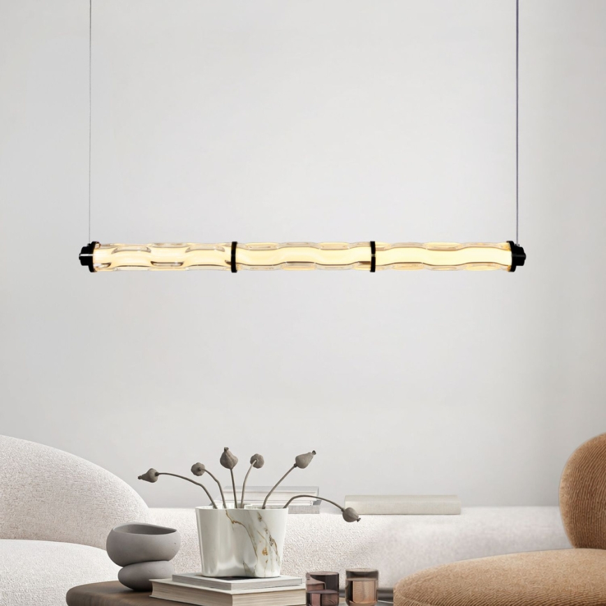 LED-riippuvalaisin vaijerilla CORTE LED/25W/230V musta