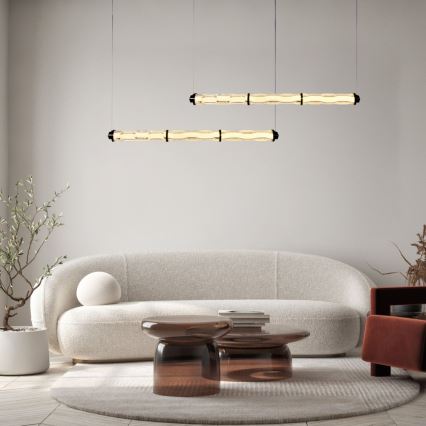 LED-riippuvalaisin vaijerilla CORTE LED/25W/230V musta