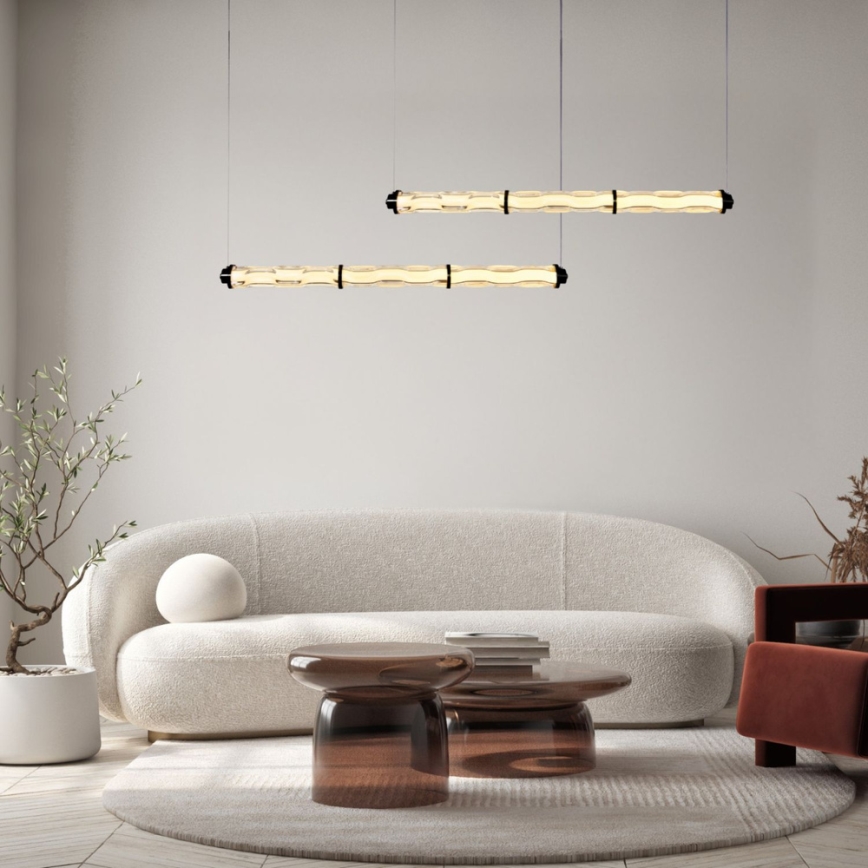 LED-riippuvalaisin vaijerilla CORTE LED/25W/230V musta