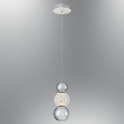 LED-riippuvalaisin vaijerilla CREMONA LED/5W/230V 3000K mattakromi