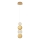LED-riippuvalaisin vaijerilla CREMONA LED/7W/230V 3000K, kulta