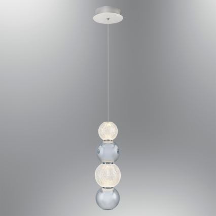 LED-riippuvalaisin vaijerilla CREMONA LED/7W/230V 3000K mattakromi