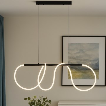 LED-riippuvalaisin vaijerilla FLEXI LED/45W/230V 4000K musta