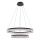 LED-riippuvalaisin vaijerilla FROZI LED/38W/230V, halkaisija 60 cm, musta