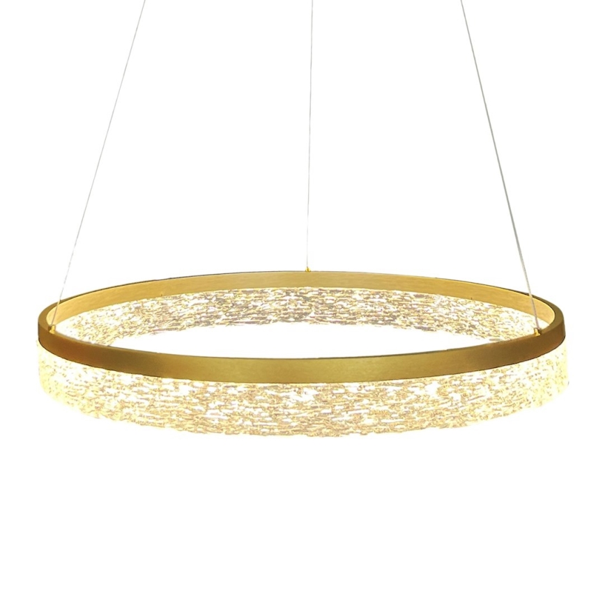 LED-riippuvalaisin vaijerilla GALA LED/25W/230V Ø 50 cm kulta