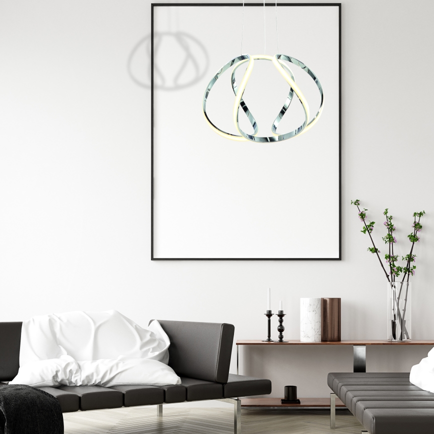 LED-riippuvalaisin vaijerilla GLOBE LED/50W/230V