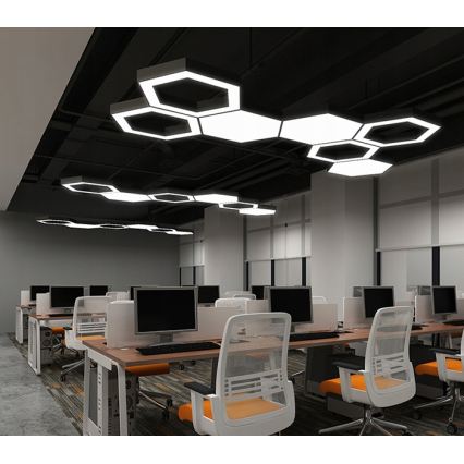 LED-riippuvalaisin vaijerilla LED/20W/230V musta