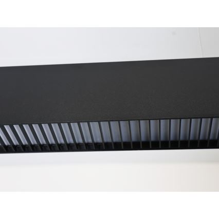 LED-riippuvalaisin vaijerilla LED/55W/230V 3000/4000/6500K 120 cm musta