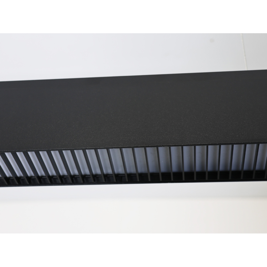 LED-riippuvalaisin vaijerilla LED/55W/230V 3000/4000/6500K 120 cm musta