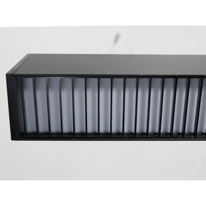 LED-riippuvalaisin vaijerilla LED/55W/230V 3000/4000/6500K 120 cm musta