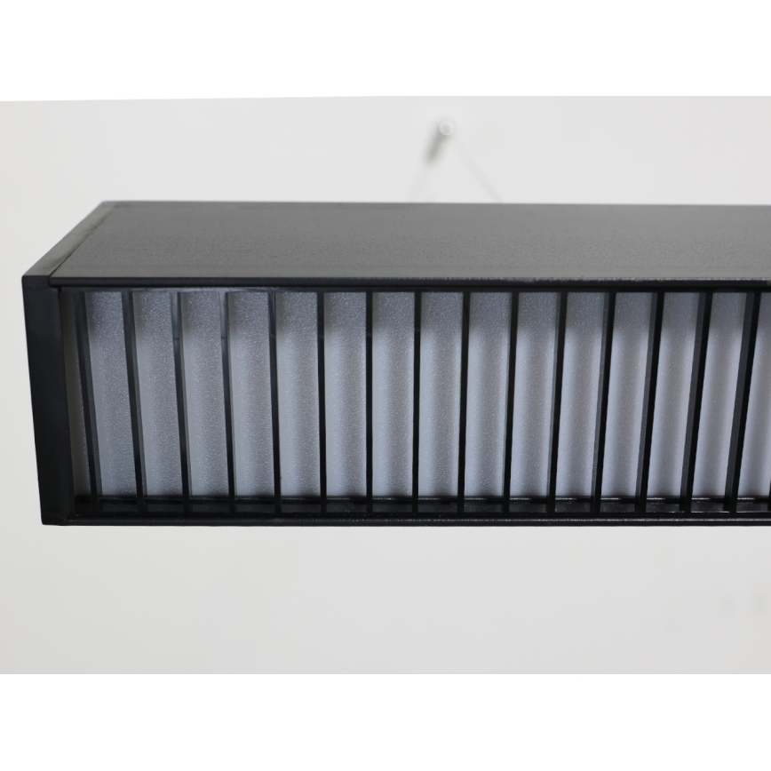 LED-riippuvalaisin vaijerilla LED/55W/230V 3000/4000/6500K 120 cm musta