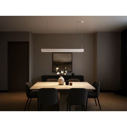 LED-riippuvalaisin vaijerilla LED/55W/230V 3000/4000/6500K 120 cm valkoinen