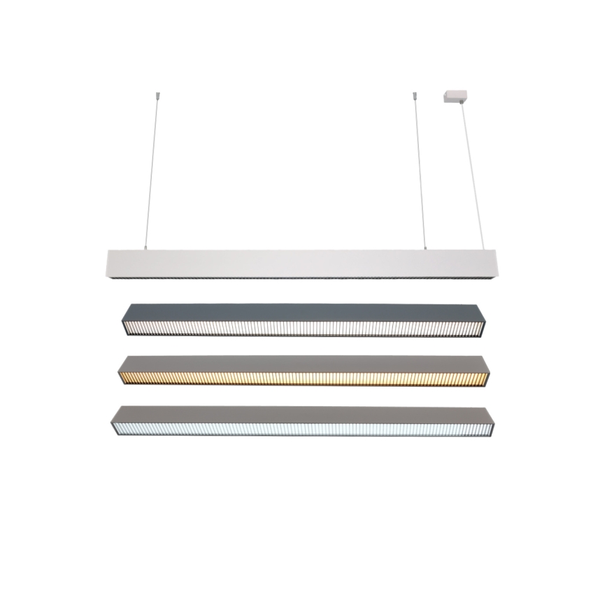 LED-riippuvalaisin vaijerilla LED/55W/230V 3000/4000/6500K 120 cm valkoinen