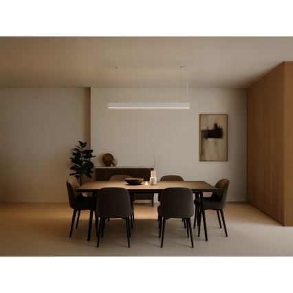 LED-riippuvalaisin vaijerilla LED/55W/230V 3000/4000/6500K 120 cm valkoinen