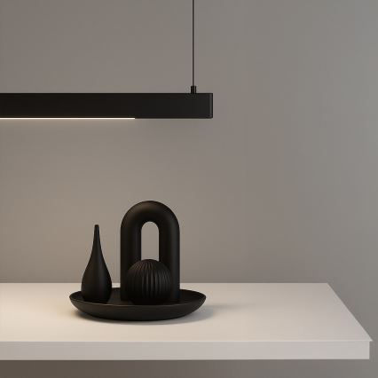 LED-riippuvalaisin vaijerilla LINEA LED/36W/230V 3000/4000/5700K CRI 90 musta