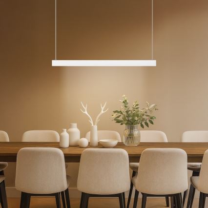 LED-riippuvalaisin vaijerilla LINEA LED/36W/230V 3000/4000/5700K CRI 90 valkoinen