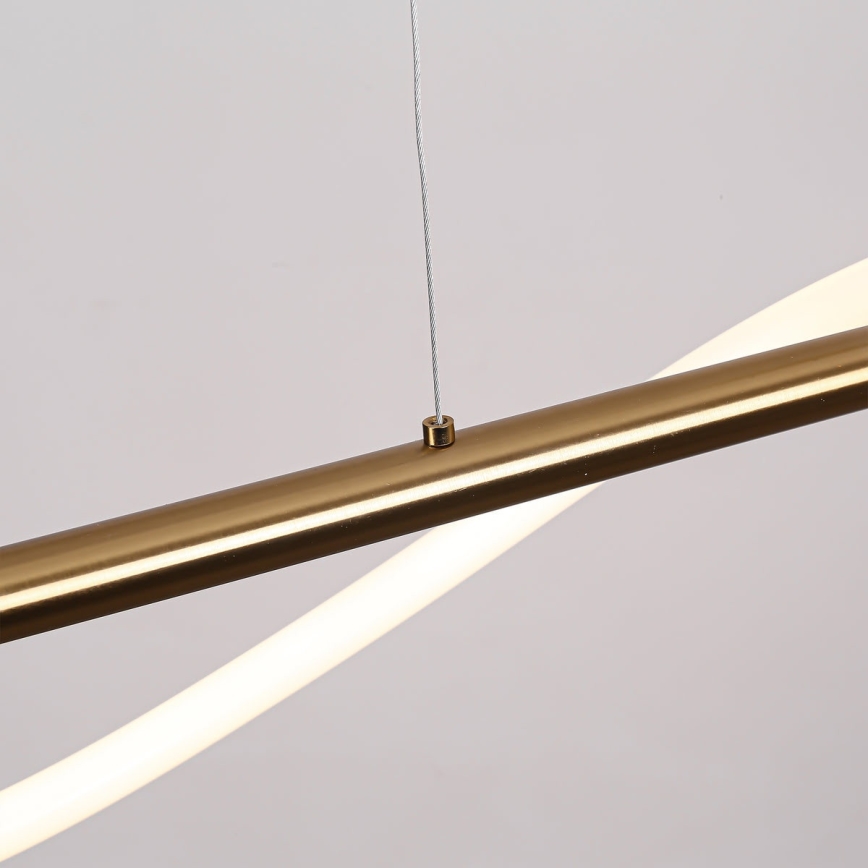 LED-riippuvalaisin vaijerilla MELECA LED/24W/230V 3000/4000/6000K 100 cm kultainen