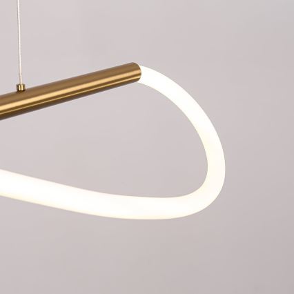 LED-riippuvalaisin vaijerilla MELECA LED/24W/230V 3000/4000/6000K 100 cm kultainen