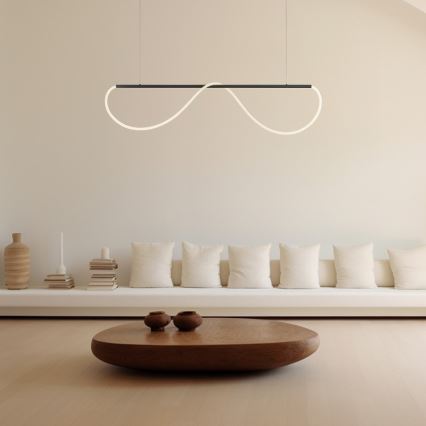 LED-riippuvalaisin vaijerilla MELECA LED/36W/230V 3000/4000/6000K 160 cm musta