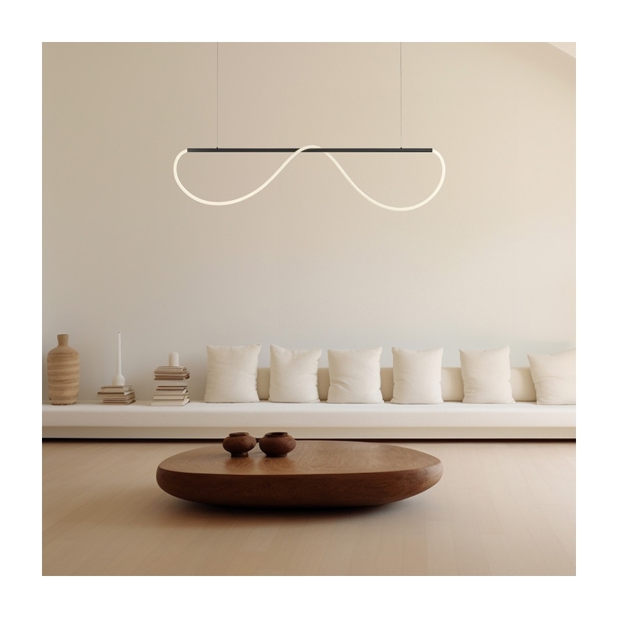 LED-riippuvalaisin vaijerilla MELECA LED/36W/230V 3000/4000/6000K 160 cm musta