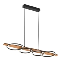 LED-riippuvalaisin vaijerilla MELISA LED/35W/230V mänty