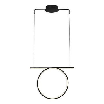 LED-riippuvalaisin vaijerilla ODETTA LED/30W/230V 4000K musta