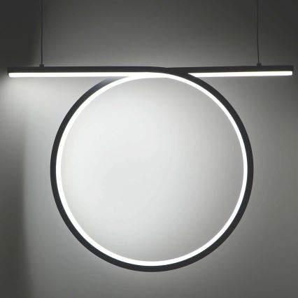 LED-riippuvalaisin vaijerilla ODETTA LED/30W/230V 4000K musta