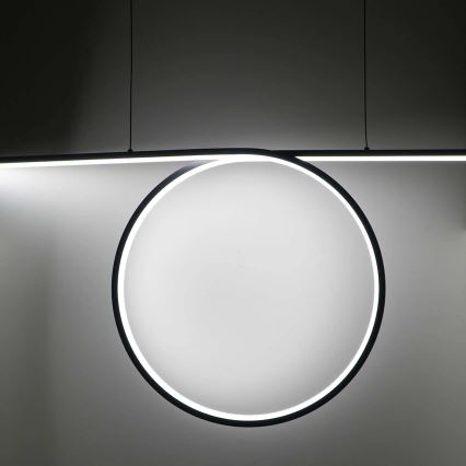 LED-riippuvalaisin vaijerilla ODETTA LED/42W/230V 4000K musta